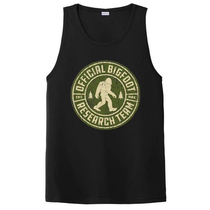 Bigfoot Research Team Retro Vintage Sasquatch PosiCharge Competitor Tank