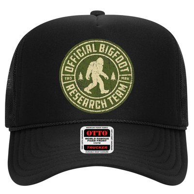 Bigfoot Research Team Retro Vintage Sasquatch Trucker Hat