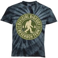 Bigfoot Research Team Retro Vintage Sasquatch Kids Tie-Dye T-Shirt