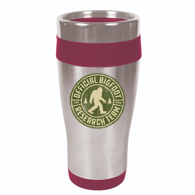 Bigfoot Research Team Retro Vintage Sasquatch 16oz Travel Tumbler