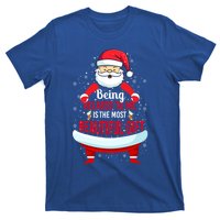 Being Related To Me Funny Christmas Saying Gift T-Shirt