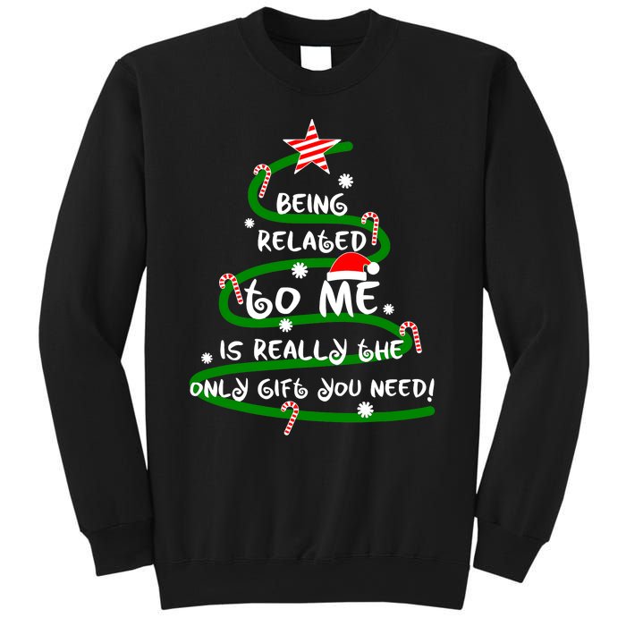 Being Related To Me Is Really The Only Gift You Need Naughty Sweatshirt