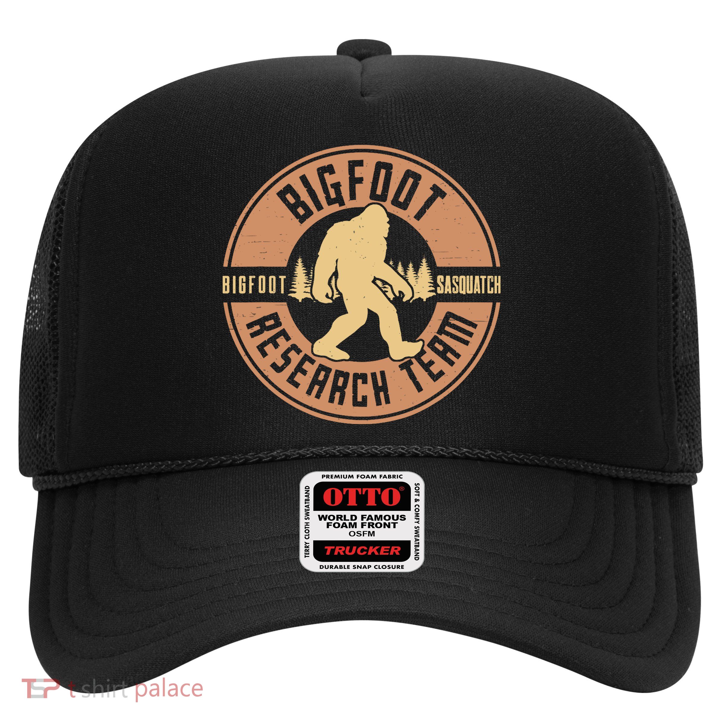 Bigfoot Research Team Retro Vintage Sasquatch Trucker Hat