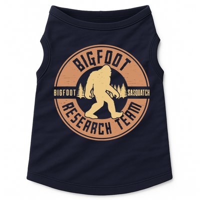 Bigfoot Research Team Retro Vintage Sasquatch Doggie Tank