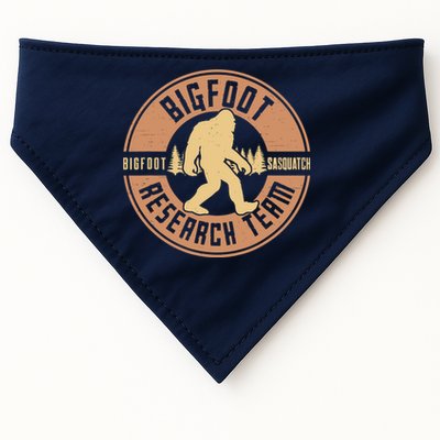 Bigfoot Research Team Retro Vintage Sasquatch USA-Made Doggie Bandana