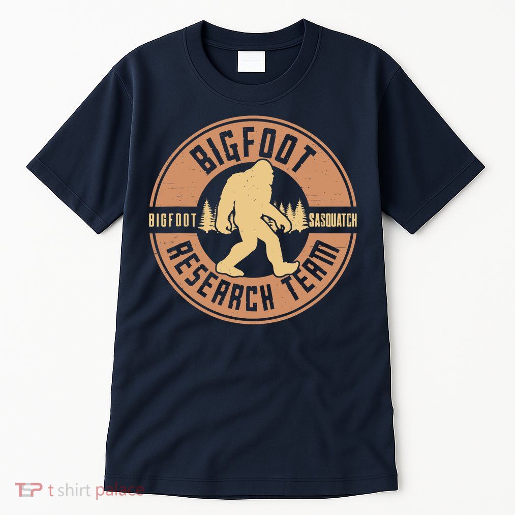 Bigfoot Research Team Retro Vintage Sasquatch Tall T-Shirt
