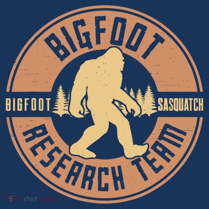 Bigfoot Research Team Retro Vintage Sasquatch Tall T-Shirt
