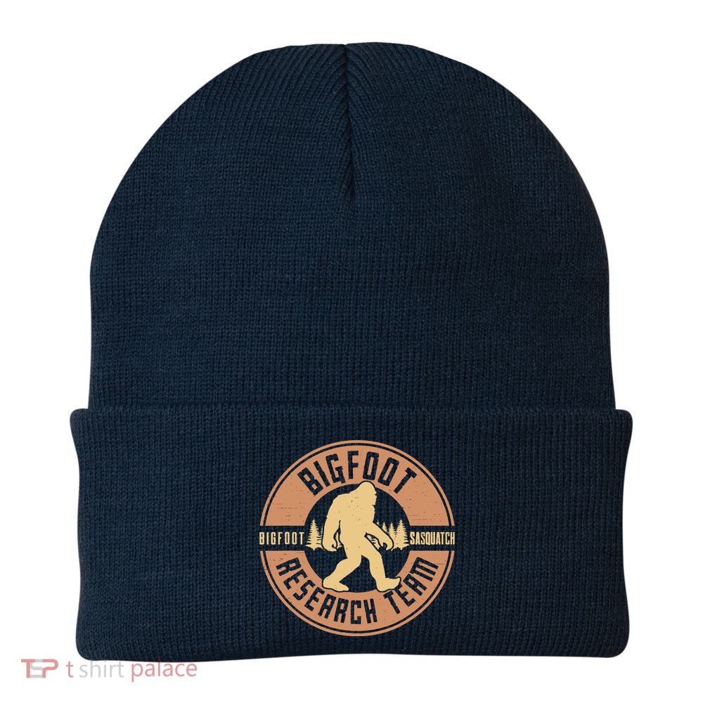 Bigfoot Research Team Retro Vintage Sasquatch Beanie