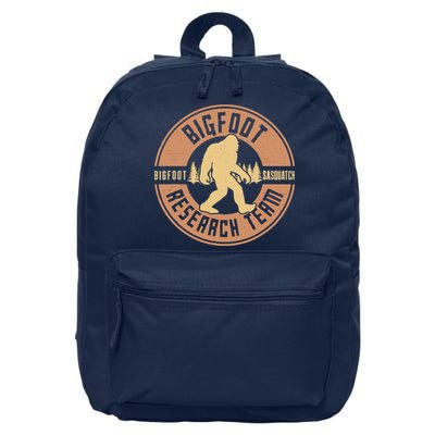 Bigfoot Research Team Retro Vintage Sasquatch 16 in Basic Backpack