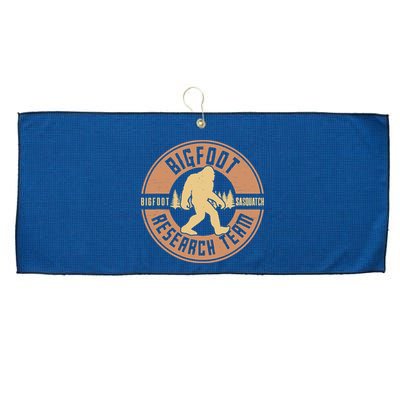 Bigfoot Research Team Retro Vintage Sasquatch Large Microfiber Waffle Golf Towel