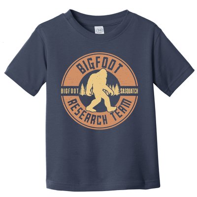 Bigfoot Research Team Retro Vintage Sasquatch Toddler T-Shirt