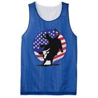 Bull Rider Trump Cute Gift Patriotic American Flag Trump Cow Gift Mesh Reversible Basketball Jersey Tank