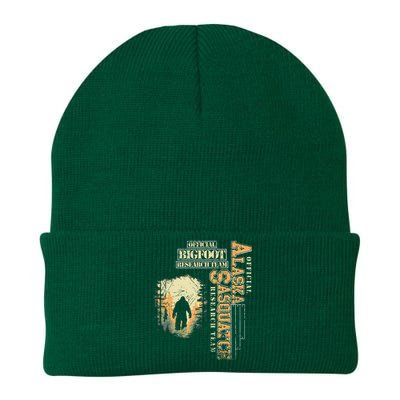 Bigfoot Research Team For Alaska Sasquatch Believer Knit Cap Winter Beanie