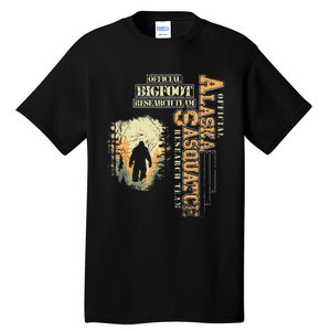 Bigfoot Research Team For Alaska Sasquatch Believer Tall T-Shirt