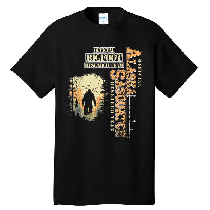 Bigfoot Research Team For Alaska Sasquatch Believer Tall T-Shirt