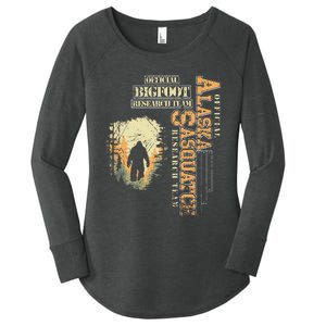 Bigfoot Research Team For Alaska Sasquatch Believer Women's Perfect Tri Tunic Long Sleeve Shirt