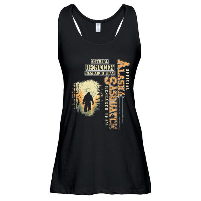 Bigfoot Research Team For Alaska Sasquatch Believer Ladies Essential Flowy Tank