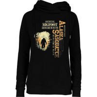 Bigfoot Research Team For Alaska Sasquatch Believer Womens Funnel Neck Pullover Hood