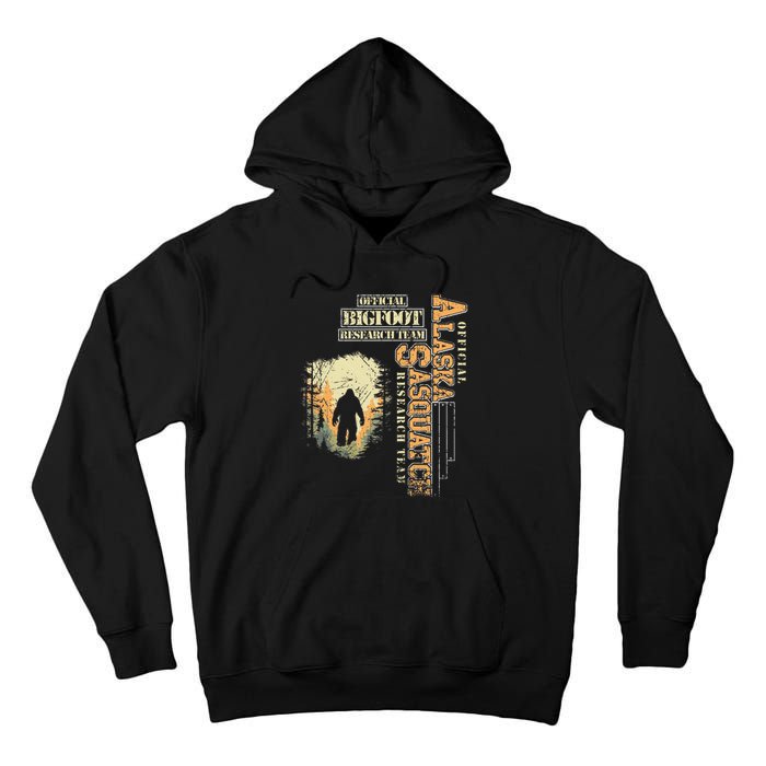 Bigfoot Research Team For Alaska Sasquatch Believer Tall Hoodie