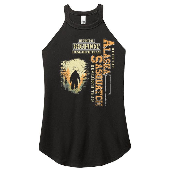 Bigfoot Research Team For Alaska Sasquatch Believer Women's Perfect Tri Rocker Tank