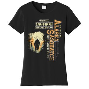 Bigfoot Research Team For Alaska Sasquatch Believer Women's T-Shirt