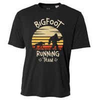 Bigfoot Running Team Yeti Sasquatch Cooling Performance Crew T-Shirt