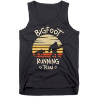 Bigfoot Running Team Yeti Sasquatch Tank Top