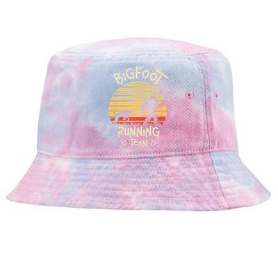 Bigfoot Running Team Yeti Sasquatch Tie-Dyed Bucket Hat