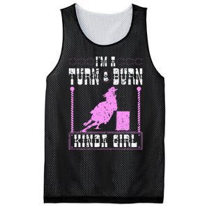 Barrel Racing Turn And Burn Cowgirl Rodeo Horse Barrel Racer Mesh Reversible Basketball Jersey Tank