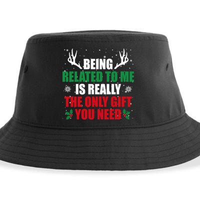 Being Related To Me Is Really The Only Gift You Need Sustainable Bucket Hat