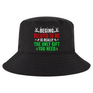 Being Related To Me Funny Christmas Family Cute Gift Cool Comfort Performance Bucket Hat