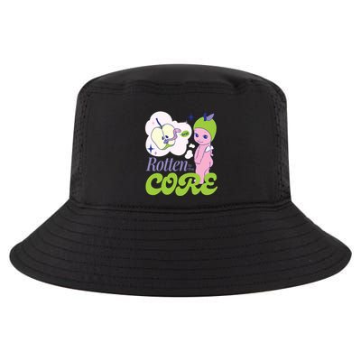 Brat Rotten To The Core Bad Apple Funny Retro Cool Comfort Performance Bucket Hat