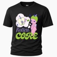Brat Rotten To The Core Bad Apple Funny Retro Performance Shirt