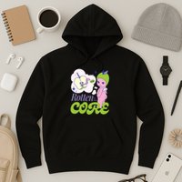 Brat Rotten To The Core Bad Apple Funny Retro Hoodie