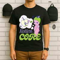 Brat Rotten To The Core Bad Apple Funny Retro T-Shirt