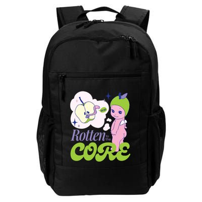 Brat Rotten To The Core Bad Apple Funny Retro Backpack