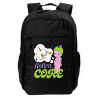 Brat Rotten To The Core Bad Apple Funny Retro Backpack