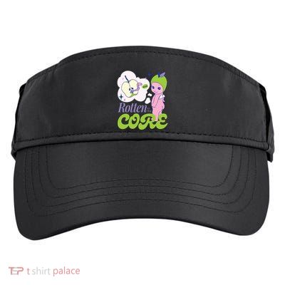 Brat Rotten To The Core Bad Apple Funny Retro Adult Drive Performance Visor