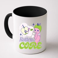 Brat Rotten To The Core Bad Apple Funny Retro Mug