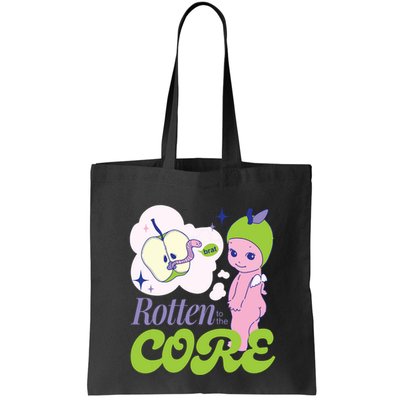 Brat Rotten To The Core Bad Apple Funny Retro Bag