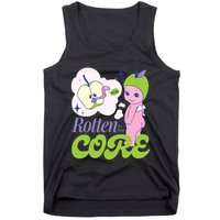 Brat Rotten To The Core Bad Apple Funny Retro Tank Top