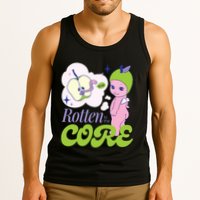 Brat Rotten To The Core Bad Apple Funny Retro Tank Top