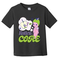 Brat Rotten To The Core Bad Apple Funny Retro Toddler T-Shirt