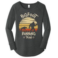 Bigfoot Running Team Yeti Sasquatch Women's Perfect Tri Tunic Long Sleeve Shirt