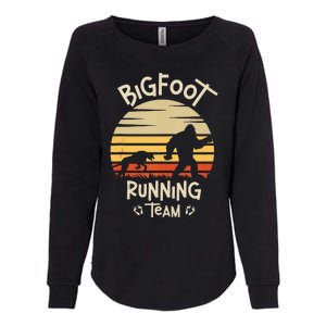 Bigfoot Running Team Yeti Sasquatch Womens California Wash Sweatshirt