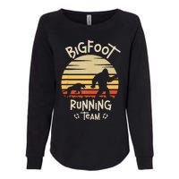 Bigfoot Running Team Yeti Sasquatch Womens California Wash Sweatshirt