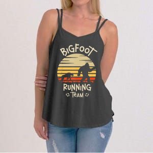 Bigfoot Running Team Yeti Sasquatch Women's Strappy Tank