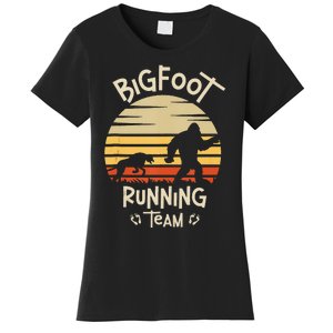 Bigfoot Running Team Yeti Sasquatch Women's T-Shirt