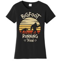 Bigfoot Running Team Yeti Sasquatch Women's T-Shirt