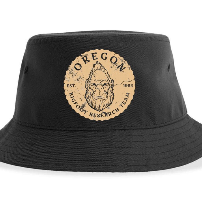 Bigfoot Research Team For Oregon Sasquatch Believers Sustainable Bucket Hat